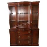 Drexel Mahogany Bowfront China Cabinet,