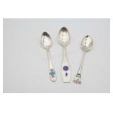 Sterling Silver Collector Spoons