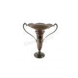 Art Nouveau Silver-Plated Bride's Basket Vase