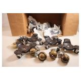 4 - 3 Wheeled Mini Dollies and Assorted Casters