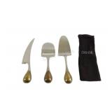 DANSK, Torun 3PC Cheese Knife Hostess Set