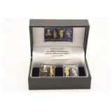 NEW - Hand Made Shakespeare Stamps Cufflink Set