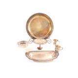 Silverplate Trays, Candy Dish, Baby Cups