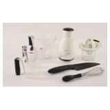 OXO Measuring Cups, Chopper, Juicer, Utensils