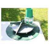 Christmas Tree Stand w Caddy & Rubber Mat