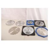 Assortment of 10' Saw Blades with Craftsman Dado