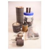 Assortment of Sanding Drums and Mandrels