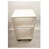 IKEA VIHALS Nightstand w Small Wheels