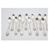 Sterling Silver Coffee Spoons - Set of Twelve