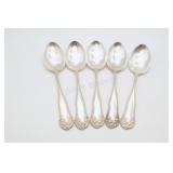 Sterling Silver Teaspoons - Set of Five