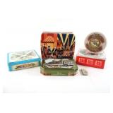 Collection of Vintage Tin Containers