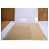 NEW & Open Sheets of White Acrylic Plexiglass x 6