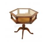 VTG Hexagonal Display / Shadow Curio Table