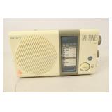 Vintage Sony "Tap Tunes" ICF-S76W Shower Radio