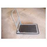 Grey Metal Platform Hand Cart