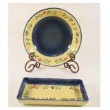 Kitchen Stuff Plus Ceramic Bowl & Platter Set
