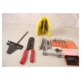 Wire Stripper, Drill Bits, Monkey Wrench and more.