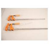 Set of Two 18" F-Clamps