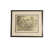 Jane Eccles Signed Artist Proof 'Garden' Artwork