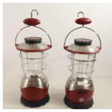 Vintage GE Steel BEAM Fluorescent Camping Lanterns