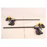 Set of Two 24' Quick Grip Clamps