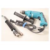 Makita Hammer Drill and Drill Extensions