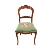 Victorian Balloon-Back Carved Porlor Chair