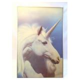 Don Corning Unicorn Framed Poster, 1980