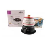 Salton Portable Cook Top, Cast Iron Fondue Set