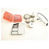 2 Drill Bit Sets, Brush Wheels, Safety Glasses