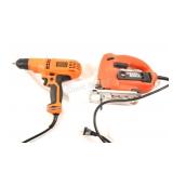 Black & Decker 3/8" Drill and Jig Saw