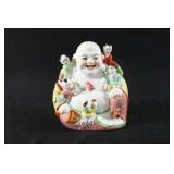 VTG Chinese Porcelain -Laughing Family Buddha