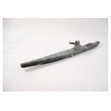 VTG Signed Inuit Soapstone Hunter in a Kayak