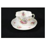 Shelley Bone China Hulmes Rose" Pattern Tea Cup