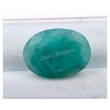 $4,600 - 6.12 ct Cert. Brazillian Emerald Gemstone