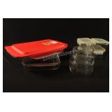 Pyrex Baking Dishes w Glaslock Storage Containers
