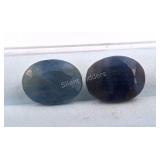 $12,850 -11.21ct Cert. Blue Sapphire Gemstone Pair