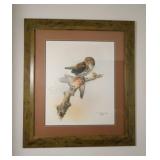 J.F. Landsdowne A.P. # 35 / 45, Pygmy Owl Artwork