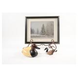 Cold Cast  & Ceramic Painted Duck Decoy