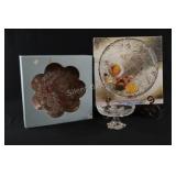 VTG - New in Box Cake Platter & Serving Glass Tray
