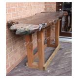 Live Edge Wood Slab Table / Bar
