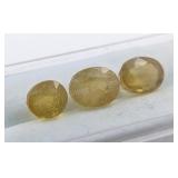 $8,800 -8.89ct Cert. Yellow Sapphire Gemstone Pair