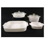 VTG Corning Ware Roasting Pans & Casserole Dishes