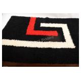 Modern Geometric Shaggy Rug Hooking