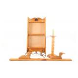 Rustic Calendar Holder, Wall Shelf , Candle Holder