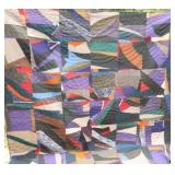 Antique "Crazy Quilt" Asymmetrical Patchwork