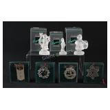 Goebel Crystal Sets w Pewter Ornaments