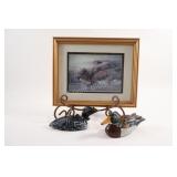 VTG Hand-Carved & Painted Duck/ Loon Decoys & Art