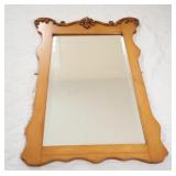 Antique Federal Colonial Style Scroll Mirror