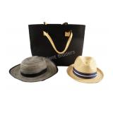 Ladies Felt Tote Bag w Summer Hats